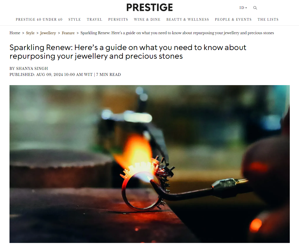 Prestige A Guide on Repurposing Jewellery and Precious Stones Simone