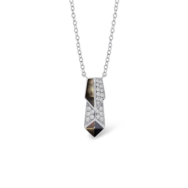 Edgy Arrow Necklace (Full Diamond)