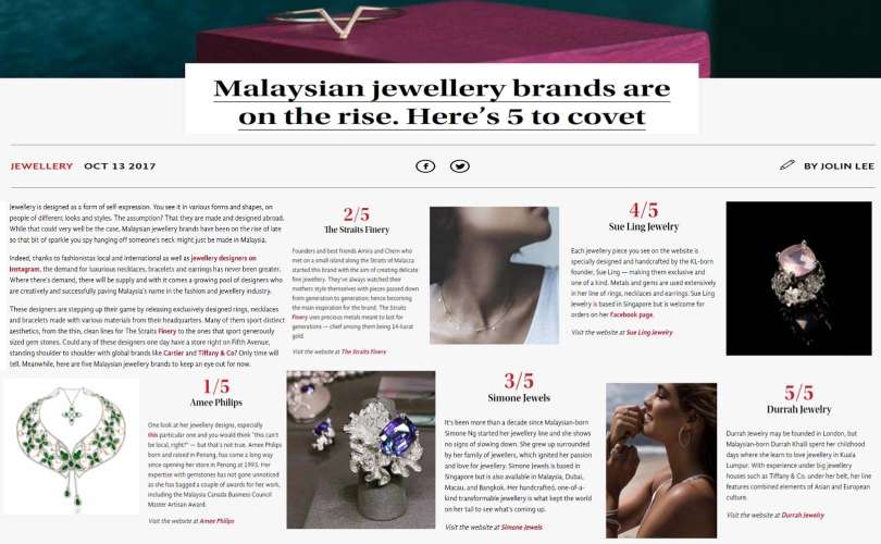 5 Most Coveted in Malaysia