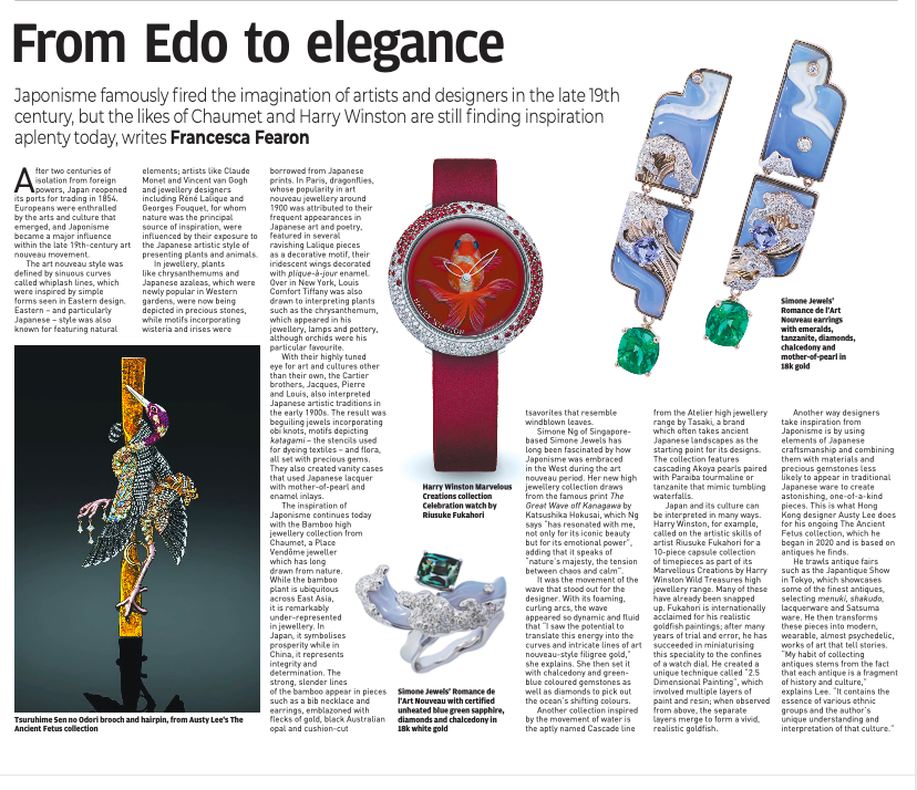 South China Morning Post: From Edo to Elegance | Simone Jewels
