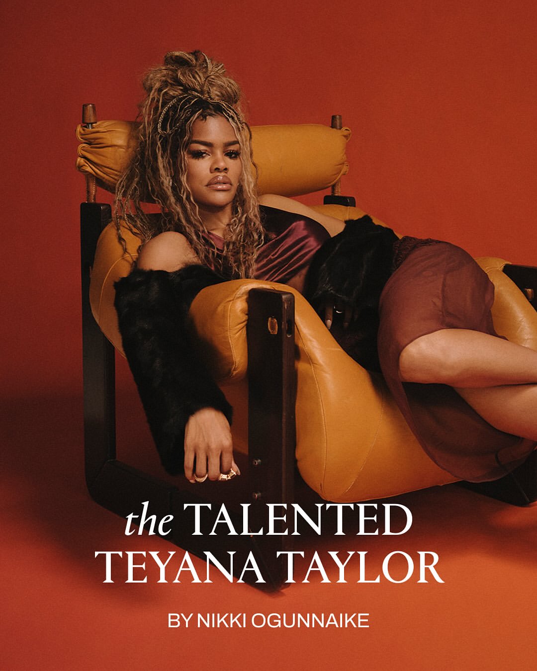 Teyana Taylor - Marie Claire September Issue Cover Story