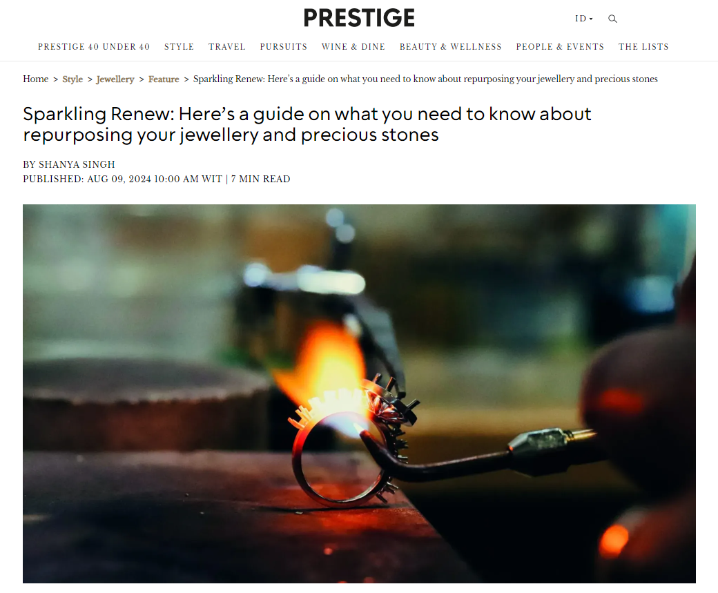 Prestige: A Guide on Repurposing Jewellery and Precious Stones