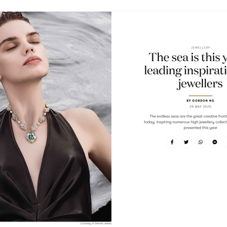 Vogue: The sea is this year's leading inspiration for jewellers | Simone Jewels