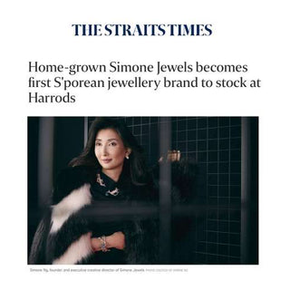 Straits Time: Simone at Harrods