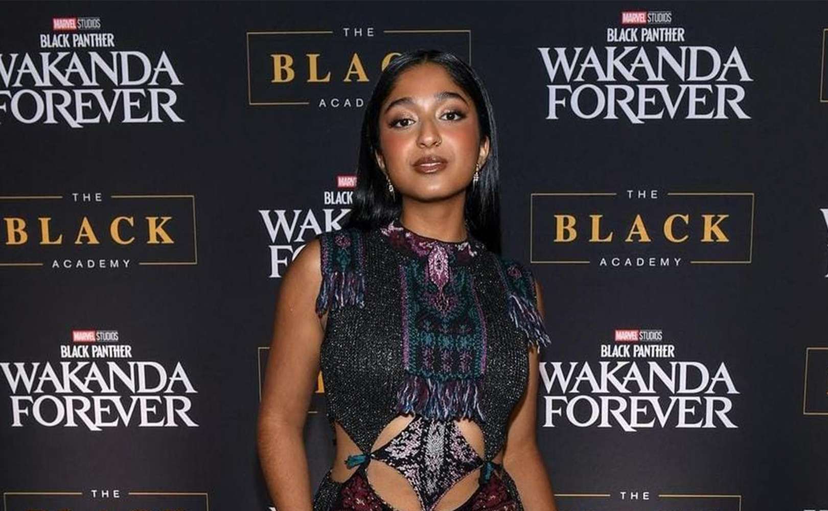 Maitreyi Ramakrishnan - Red Carpet for Black Panther