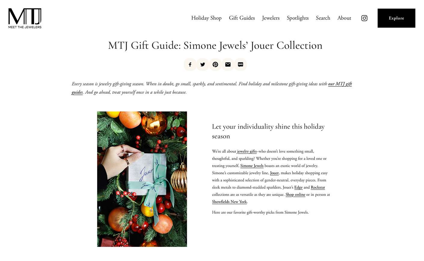 Meet the Jewelers Gift Guide