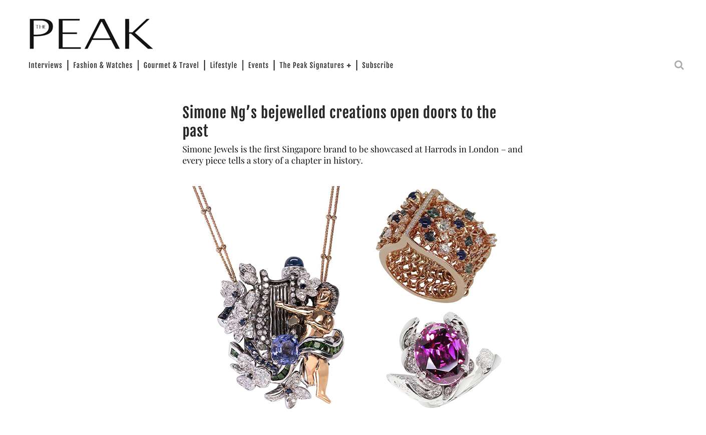 Simone Ng’s bejewelled creations open doors to the past