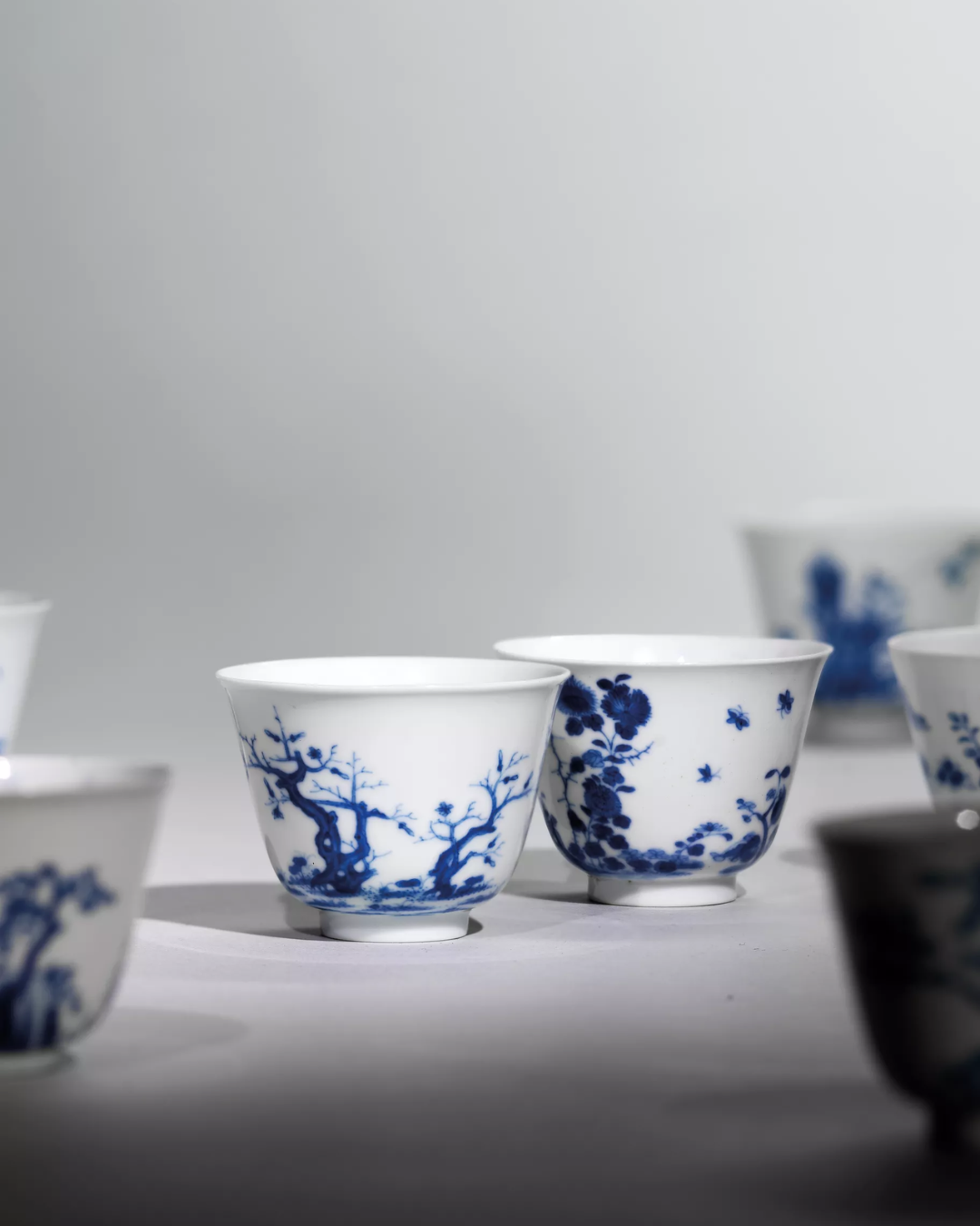 PORTRAITS OF PORCELAIN: The Twelve Blossoms Kangxi Month Cups