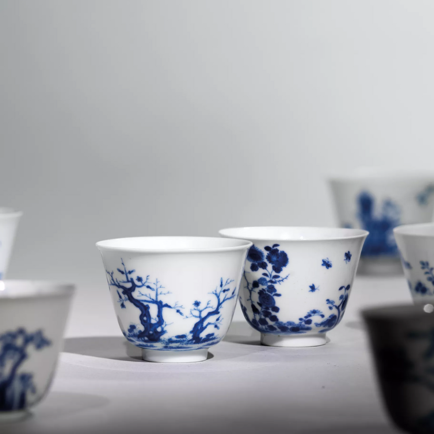 PORTRAITS OF PORCELAIN: The Twelve Blossoms Kangxi Month Cups