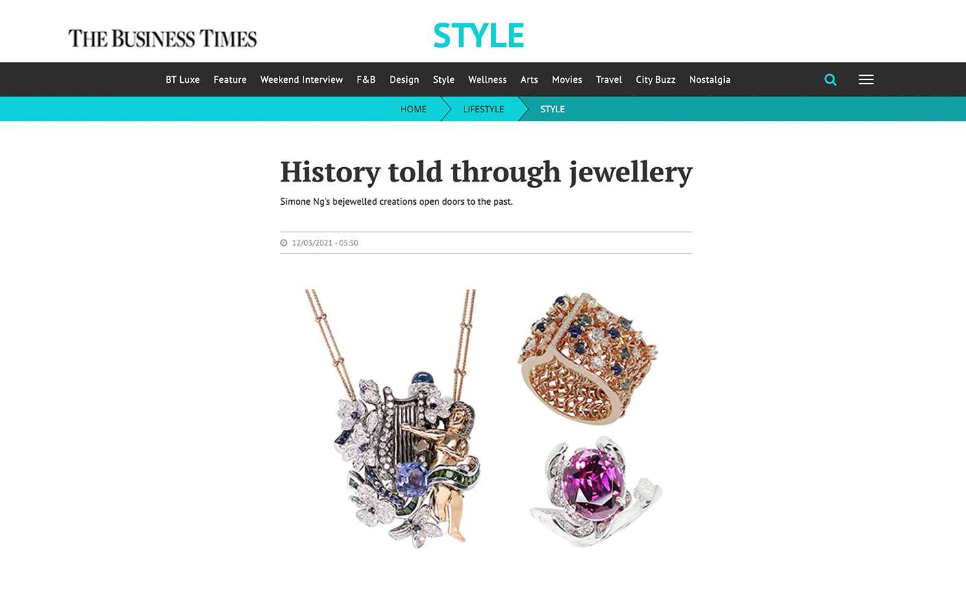 History told through jewellery