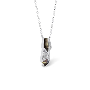 Edgy Arrow Necklace (Full Diamond)