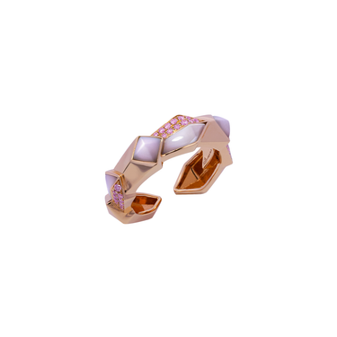 EXKLUSIVE: Nervös Unisex Ring - Pink Edition (Semi -Diamond, Solid Gold)