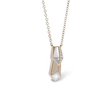 Edgy Arrow Necklace (Semi-Diamond)