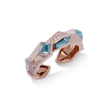 EXCLUSIVE: Edgy Gem Ring (Semi Diamond)