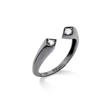 Rockstar Synth Unisexe Ring (semi-diamant)