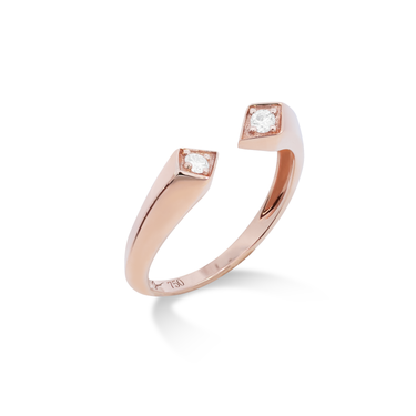 Rockstar Synth Unisexe Ring (semi-diamant)
